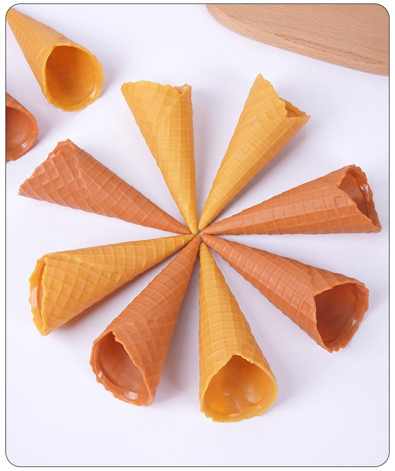 5PCS Large Fake Ice Cream Cone Model Simulation Cake Artificial Food for Dessert Shop Window Display Props Party Decor Kids Toy