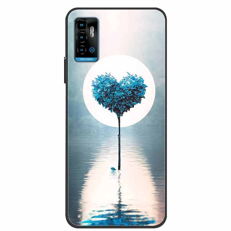 For ZTE Blade A71 Case Shockproof Soft silicone TPU Back Cover For ZTE BladeA71 Phone Cases for ZTE Blade A 71 2021 Cute Cartoon