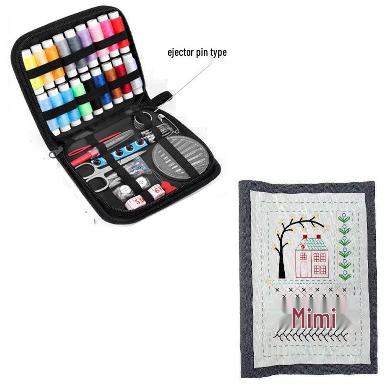 Portable Needle and Thread Kit - Home DIY Sewing Tool Set, Household Sewing Box