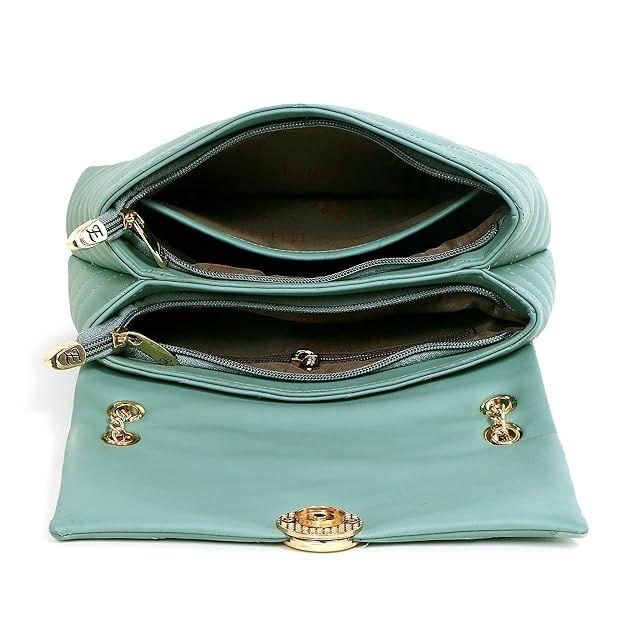 стеганая сумка через плечо Stich — фото 20