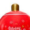 24 Inch Giant Inflatable Christmas Ball for Outdoor Decoration Perfect for New Year and Holiday Festivities