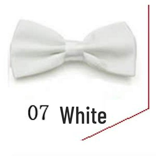 Krawatte im koreanischen Stil mit doppelter Lage für Männer und Frauen - Trendiges einfarbiges Hochzeitsaccessoire