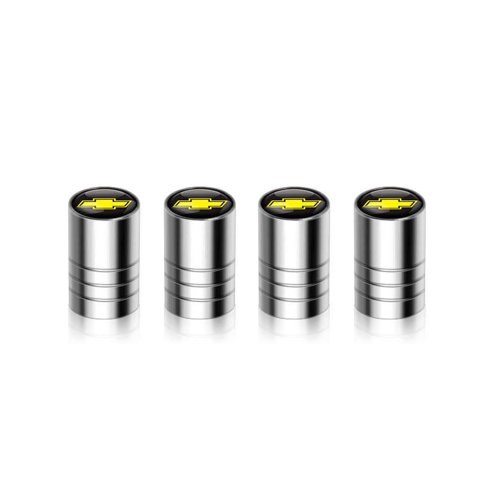 4Pcs Metal Car Wheel Tire Valve Stem Caps Rim Tyre Accessories For Chevrolet Trax Cruze Camaro Orlando Cavalier Corsa Volt Sonic