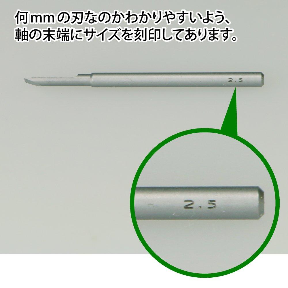 God Hand Bit Flat Set of 5 GH-BBH-1-3 Blades, Blades,