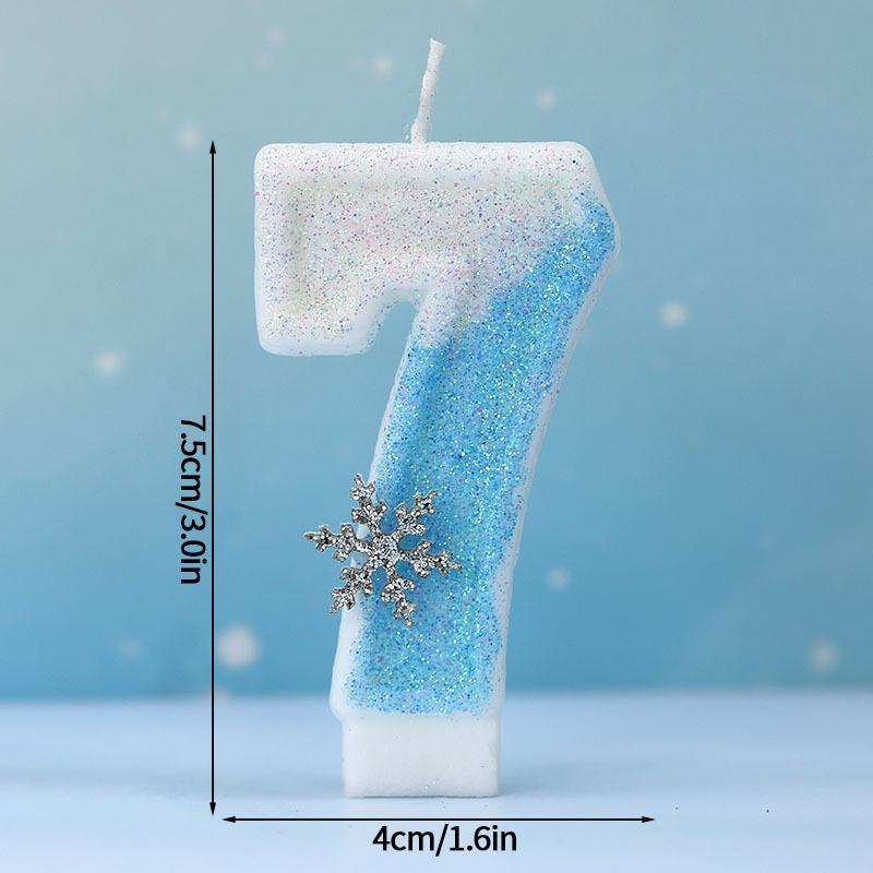 Happy Birthday Cake Decorative Candle 0-9 Digital Candles Baby Shower Wedding Anniversary Day Cake Topper Decor Party Supplies