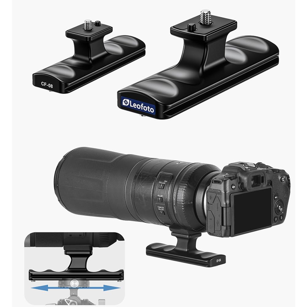 Leofoto Tripod Mount for Canon RF800mm F11 IS Lightweight Lens CNC Lens Camera Supplies CF-08 STM, Arca-Swiss Compatible, Foot, Aluminum, Supplies,