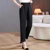 Pa Si Te Women's Tapered Elastic Waist Casual Pants