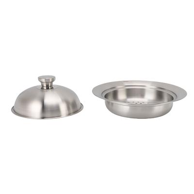 304 Stainless Steel Flying Saucer Rustproof Multifunctional Steam Plate Noddle Drainer for Pot