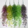 Hanging Fake Artificial Basket Flower Vine Plant Admiralty Wall Outdoor Decor