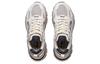 Li Ning Beicheng Cushioning Slip Resistant Abrasion Resistant Support Low Top Chunky Sneakers Men's White Gray AGCT425-1
