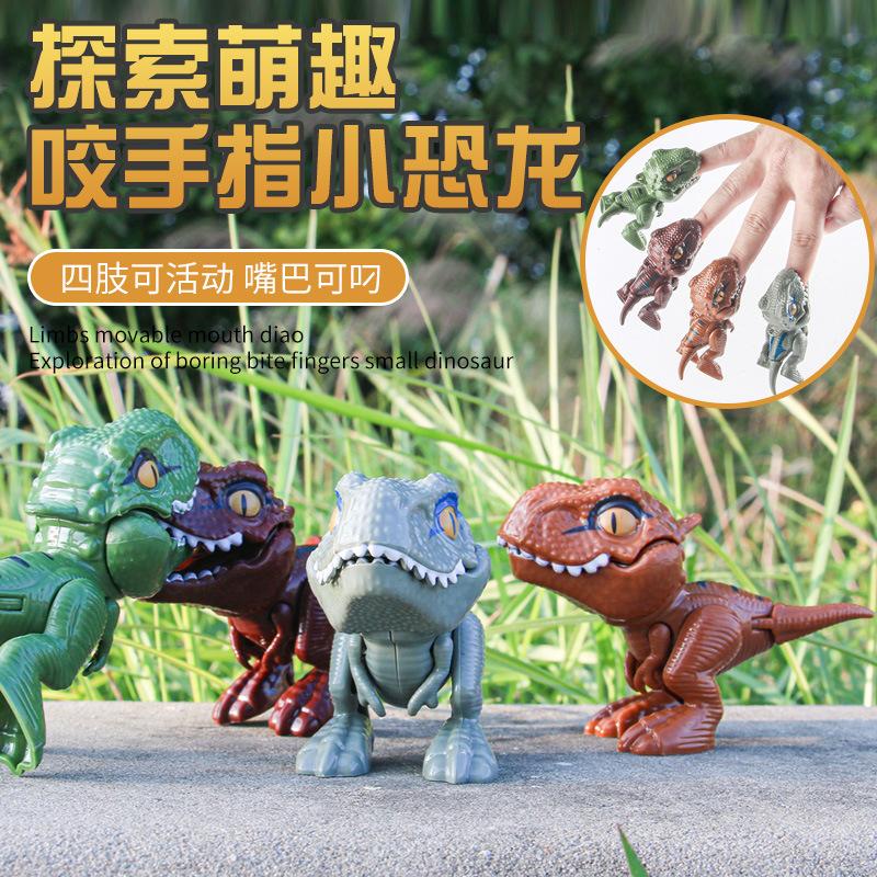 Biting Finger Dinosaur Toy The Same Children'S Hand Biting Dinosaur Toy New Strange Model