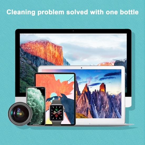 18ML 3-in-1 Screen Cleaner Spray Bottle Microfiber Cloth Removes Fingerprints Dust Grime Safe Screen Cleaner
