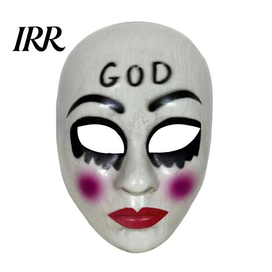 Klare Sicht Halloween Gesichtsmaske Gruselig für Erwachsene, Horror Realistisch Cosplay Party Sichtfeld Zubehör, Unheimlich Vollmaske Kostüm,