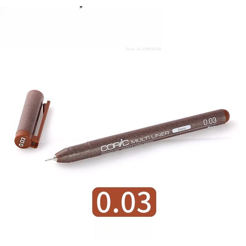 Japanese Colored Hook Line Pen Waterproof Art Supplies Anime Architectural Design Ink Tube Drawing Pen Watercolor Outline Marker