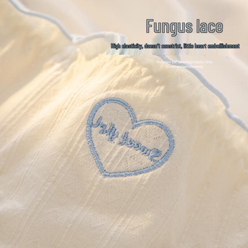 Nei Xiao Ban Women's 7A Cotton Antibacterial Mid-Waist Briefs (4-Pack)