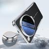 For OPPO Find X9 Ultra Glass Lens Invisible Bracket Case For Find X9Ultra Four Corners Anti-drop Plain Leather Shockproof Cover