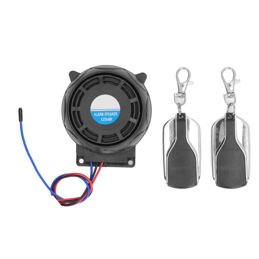 Motorcycle Security Alarm System Anti Theft 2 Remote Control 12V Waterproof Universal for Motorbikes