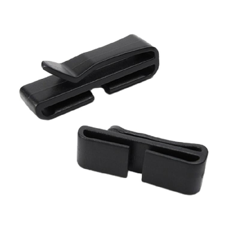20Pcs Webbing Ending Clip Keeper Replacement Quick Slip Keeper Buckles Clip Connect Buckles for Webbing Backpack Belt