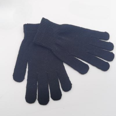 Koreanische schwarze Winterhandschuhe gestrickt einfarbig thermisch Unisex Schreiben Arbeit Reiten