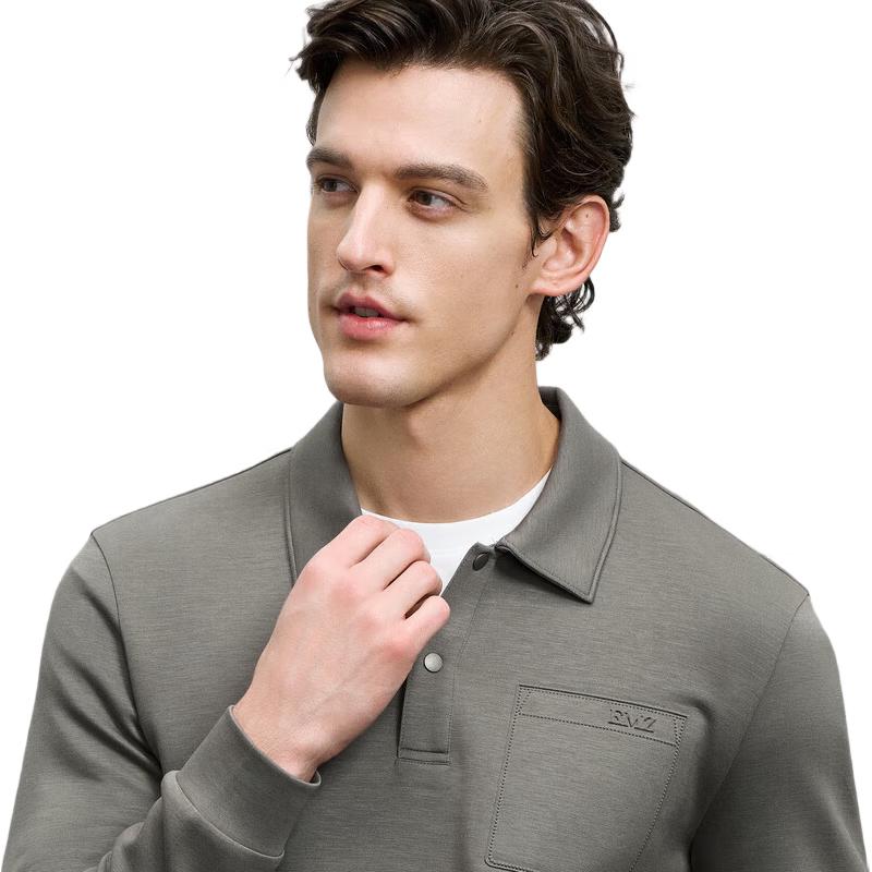 EMZ Erdos Men s Modal Blend Polo Neck Sweatshirt 2XL