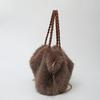 Women's Plush Shoulder Bag Large Capacity Tote Bag