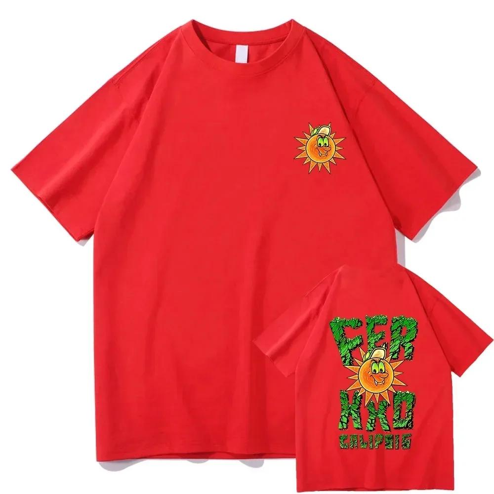 Classic FerxxoCalipsis Tour 2024 T Shirts Feid MenWomen Clothing Hip Hop Tops Vintage Unisex Streetwear Cotton Graphic T-Shirts