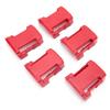 5Pcs Battery Buckle Holder Accessory for Milwaukee M18 Series Lithium Battery Red