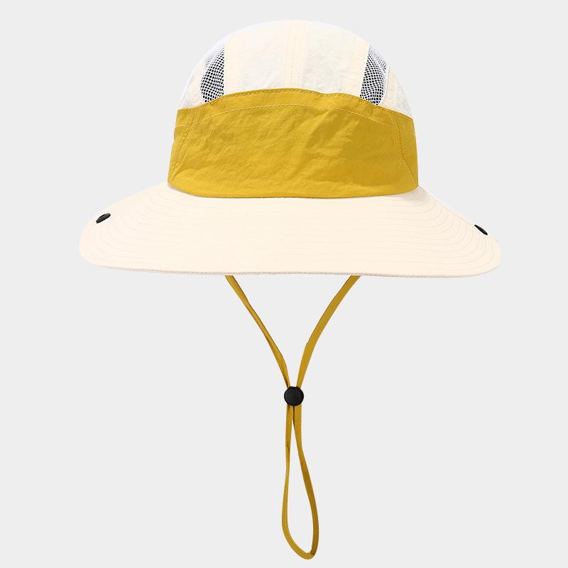 Breathable Unisex Outdoor Mountaineering Hat with Wide Brim for Fishing, Sun Protection, Hiking, Camping, and Western Cowboy Style
