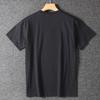 Foreign Trade Cut the Tag Off Tail Goods Skin-friendly Sanding Cotton Letter Embroidery Summer New Men's Fashion Round Neck Short Sleeve T-shirt