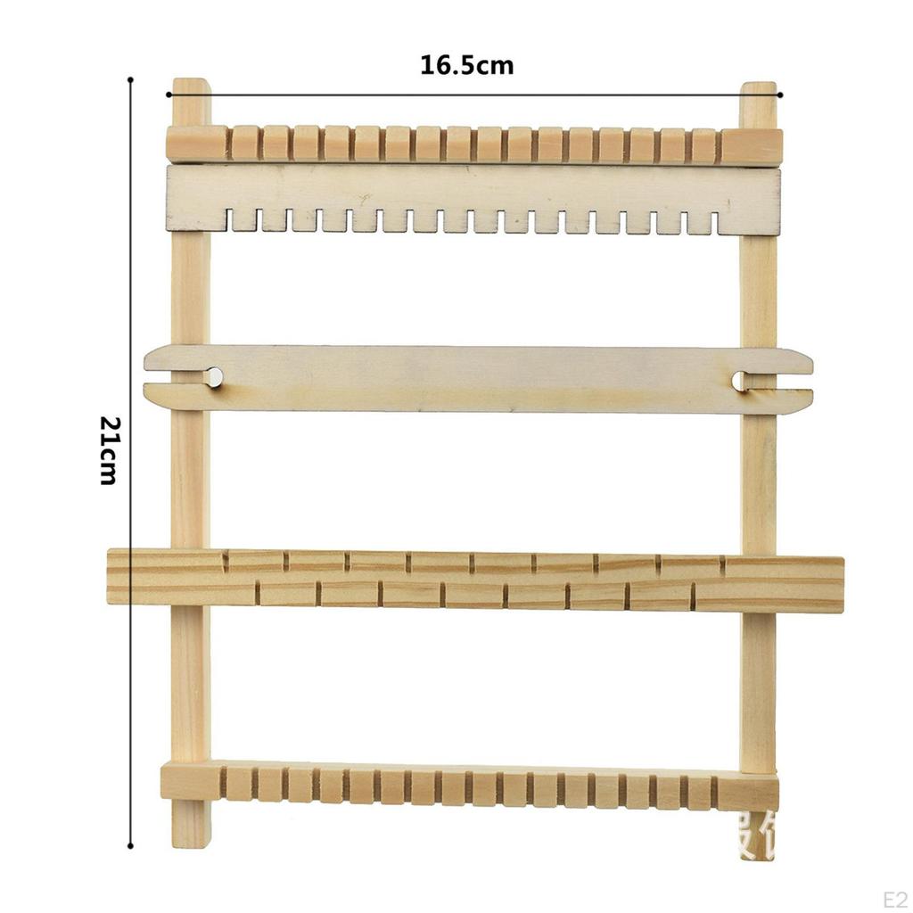 Trähantverksvävväv för barn Pedagogisk leksak DIY Multipurpose Hantverk Handmaskin för