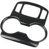 Korlot Carbon Fiber Center Console Cup Holder Knob Button Panel Cover Trim for GMC Terrain 2018-2024
