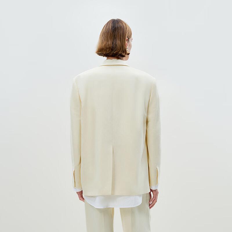 LESS Women's Long Casual Loose Blazer