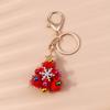 WTEMPO Christmas Keychains Kit Creative DIY Keychains Gifts Bags Keychains Pendents Accessories Festive Party Decor Felt Ball Bead Keychains