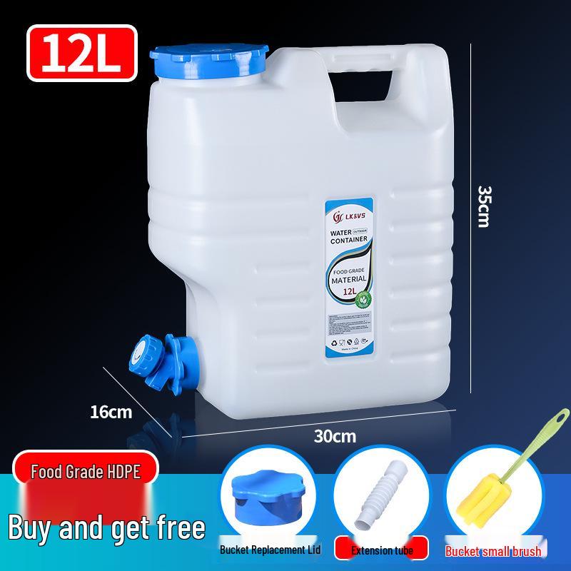 Montowany na samochodzie zewnętrzny kempingowy zbiornik na wodę z kranem