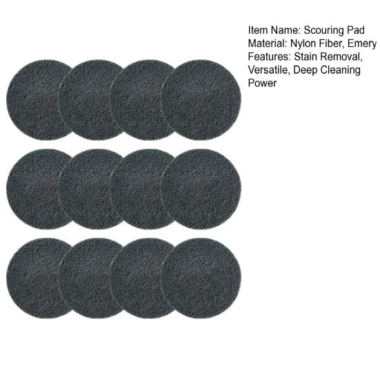 1/3/6/12Pcs Scouring Pad Stainless Steel Cookware Powerful Stain Removal Sponge High Performance Scrubber Pots Pans Kitchen Cleaning Tool