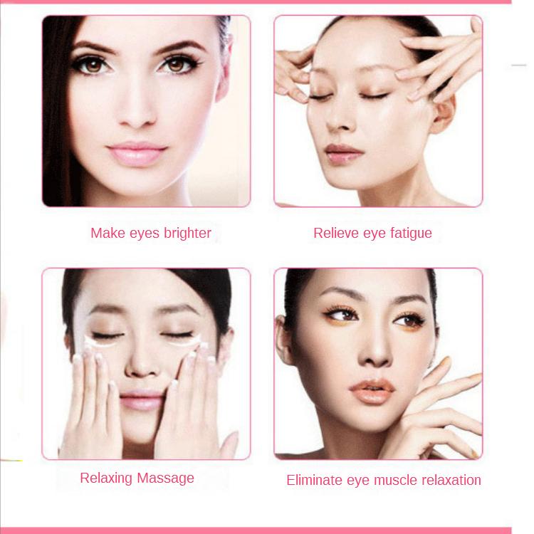 4-Kopf-Mini-Massagestift Kleines tragbares elektrisches Augenmassagegerät