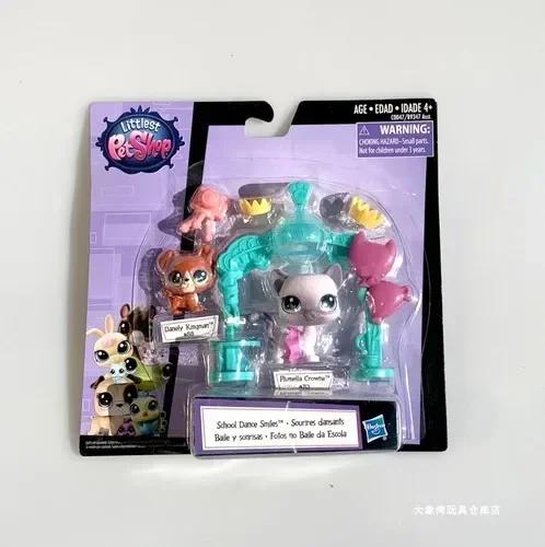 האזברו המקורי ליטlest Petshop סט סימולציית תרחיש בית משחק מודל חיה מיני חמוד אוסף צעצוע מתנת חג המולד