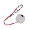 Rubber Dog Chewing Ball with Rope Puppy Teething Training Ball Toy for Medium Small Dogs