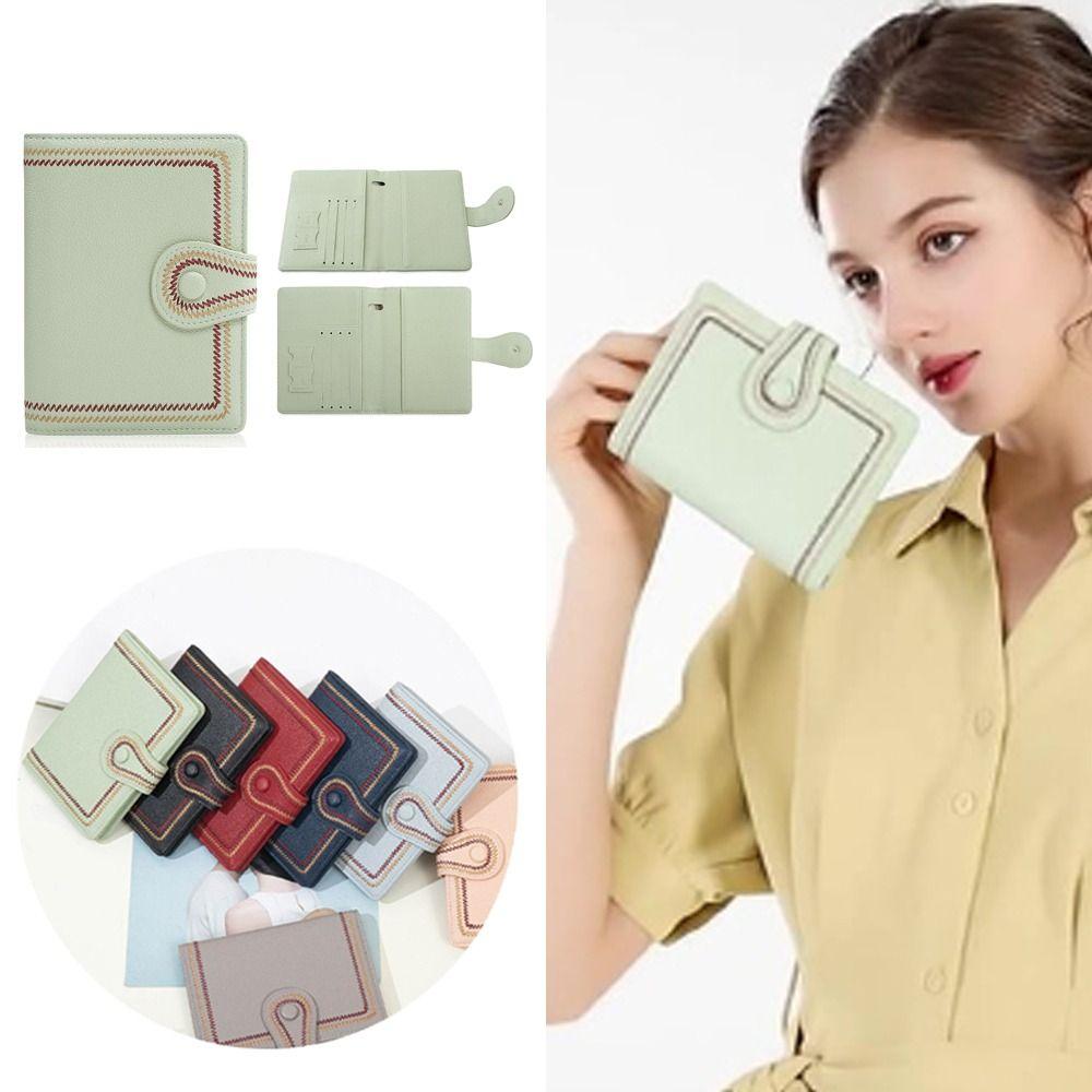 

PU Passport Bag Multi-functional Password Wallet New Passport Holder Travel
