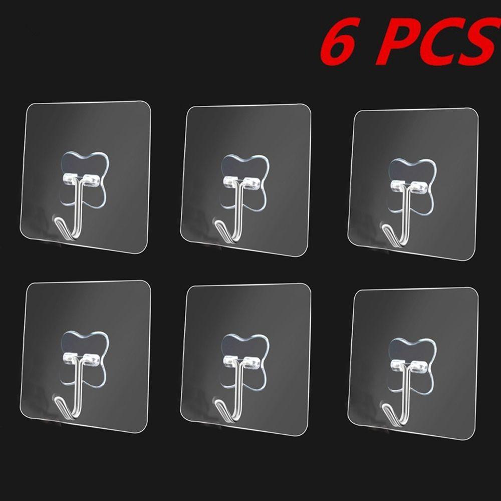 Household Transparent Home & Living Seamless Adhesive Hook Traceless Hooks Wall Rack Storage Hanger