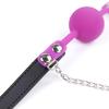 2 in 1 Mouth Plug with Nipple Clips Fetish Bondage Couple Flirting Foreplay SM Sex Tool