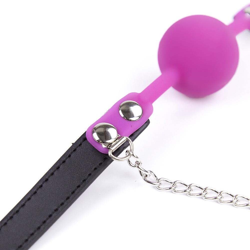 2 in 1 Mouth Plug with Nipple Clips Fetish Bondage Couple Flirting Foreplay SM Sex Tool
