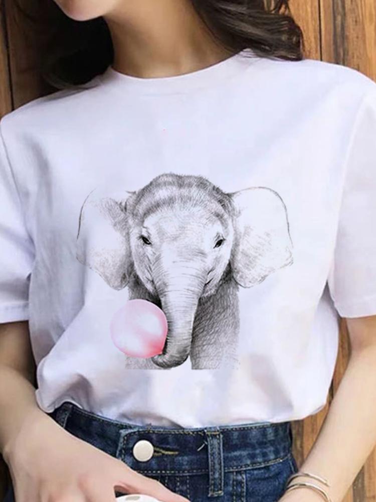 Women Fashion 2022 Cartoon Shirt Print Summer T-Shirts Female Sexy T-Shirt Aesthetic Clothes Summer Tops Trend Graphic T Top