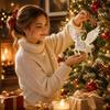 3/4/5PCS Shining Goat Hanging Ornament 2D Flat Christmas Tree Ornament  Bag Charms
