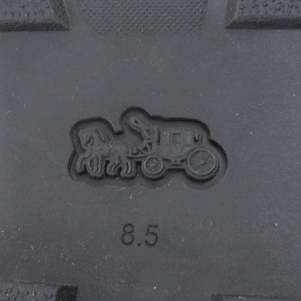 Nienaganne mokasyny COACH Plat forma Wzór kamuflażu czarna skóra męskie 8.5 CAP33 Używane