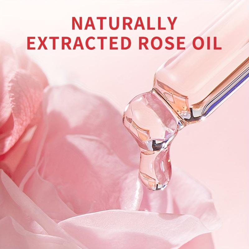 Rose Essence Moisturizing Soft Mask,Hyaluronic Acid Rose Oil Formula,Skin Hydration Mask,Ammonia Free Gel Masks For, Strengthens Moisture Barrier