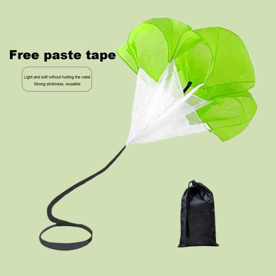Resistance Parachute Adjustable Waistband Wear-resistant Good Tenacity Reusable Portable Running Speed Training Training Fitness Drag Parachute