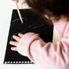 Portable Scratch Drawing Book Built in Colorful Pattern Twin Coil Binding Doodling Book for Children Adult Art Drawing