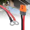 Кабель живлення 12AWG XT60i до кільцевих клем для моделей БПЛА та сонячних батарей OD4.0x8.0mm