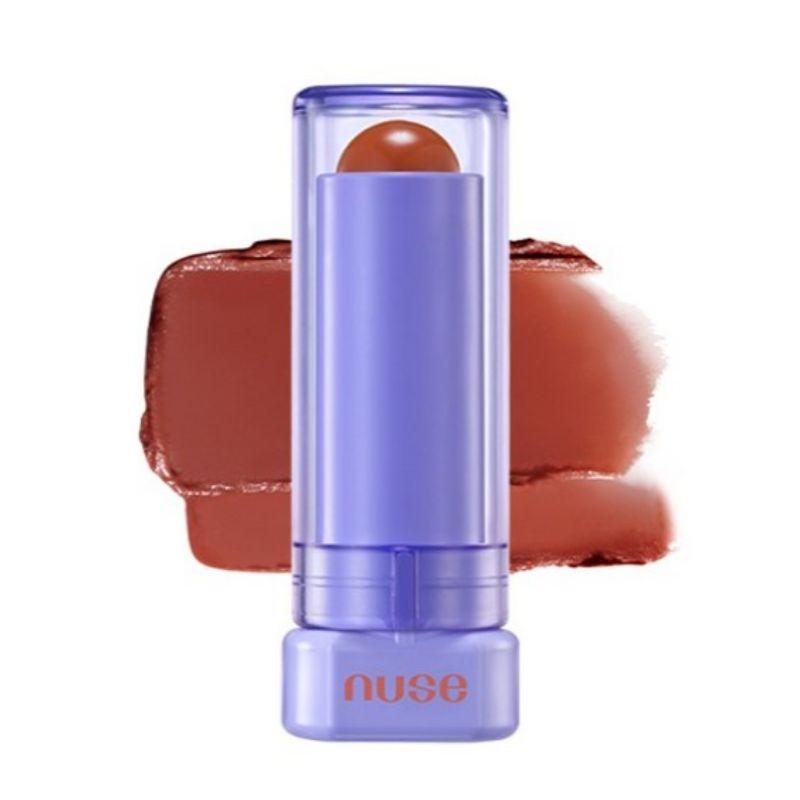 nuse Color Care Lip Balm 4.3g Hydrating Tinted Lip Balm Korean Glow Lip Care 01 French Nude